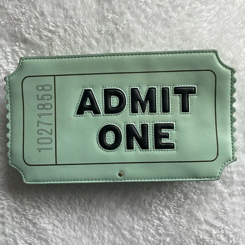 KATE SPADE NEW YORK Admit One Ticket Clutch